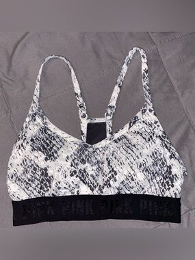 PINK Victoria's Secret Black and White Ultimate Bralette